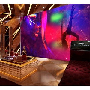 Papier peint personnalisé 3D avec motif de lèvres <span class=keywords><strong>sexy</strong></span> pour bar de pole dance, KTV, boîte de nuit - Product Image 2