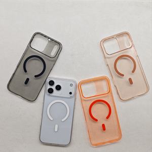 Funda Magnética Transparente Antigolpes y Antiamarillamiento de <span class=keywords><strong>Alta</strong></span> Calidad a <span class=keywords><strong>Precio</strong></span> de Fábrica GSCASE para iPhone 15 Pro Max 17 Air - Product Image 1