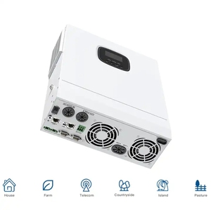 Pour <span class=keywords><strong>PowMr</strong></span> 3KW 24V Onduleur monophasé à onde sinusoïdale pure 110V Large tension 500V Onduleur solaire hybride avec contrôleur de Charge MPPT - Product Image 5