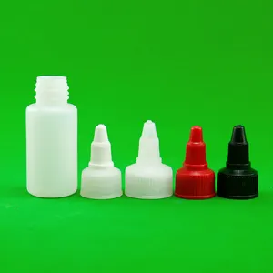 4oz Twist Bottle With Dropper Applicator PET Plastic Hair Oil Bottle With Cap Sealing For Flavorings And Hair Oil
