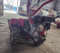 Un mètre de large 173F/7HP Diesel Power petit mini manuel riz avoine blé herbe paille moissonneuse moissonneuse récolte machine