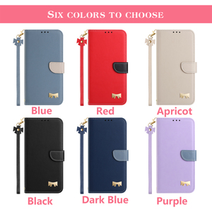 Coques de téléphone portable Girly mignonnes vente en gros pour les filles pour iphone 17 16 15 14 13 12 11 Pro Max PU cuir portefeuille carte coque de téléphone - Product Image 6
