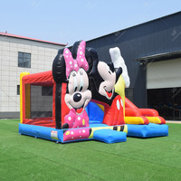 Glissière gonflable universelle de Pvc de trampoline de maison de rebond de château sautant gonflable commercial de Mickey pour des enfants de terrain de jeu