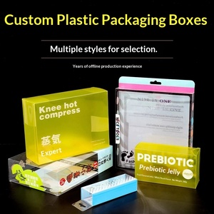Custom Clear PET PVC <b>Coffee</b> Gift Boxes with Matte Finish HD Color <b>Printing</b> for Hanging Ear Bags - Product Image 4