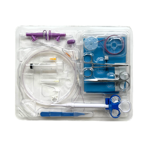 Kit de sonde gastrostomique <span class=keywords><strong>endoscopique</strong></span> <span class=keywords><strong>percutanée</strong></span> (PEG) jetable DSXmed, pack standard, stérilisé à l'oxyde d'éthylène, 12Fr-24Fr, certifié CE, usage médical - Product Image 6