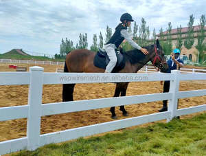 รั้วไวนิลสีขาวสำหรับฟาร์มรั้ว2ราง<span class=keywords><strong>3</strong></span>ราง - Product Image 2