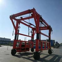 Transpalette à chenilles en caoutchouc de 35 tonnes, directement de l'usine, pour la manutention des conteneurs dans les ports et les terminaux