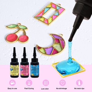 Timesrui Colour Đồ Trang Sức UV Nhựa Mờ Đầy Màu Sắc Thấp Mùi Nhanh Chóng Chữa Epoxy Nhựa Cho Đồ Trang Sức Làm DIY Thủ Công Mỹ Nghệ UV Keo - Product Image 5