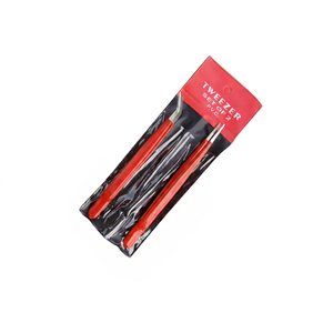 SUNTOOLS/STIPL Ensemble de 2 pinces en acier inoxydable avec manche rouge, outils de fabrication de bijoux pour une manipulation précise en DIY - Product Image 1