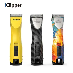 Iclipper-MAX1 전문 전기 애완 동물 2500mAh 배터리 충전식 A5 블레이드 개 머리 미용 클리퍼
