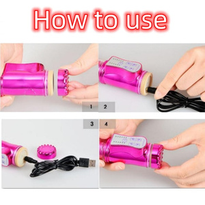 Waterproof Telescopic Female <strong>Electric</strong> Rotating Head Rabbit Vibrator Realistic Artificial <strong>Penis</strong> - Product Image 3