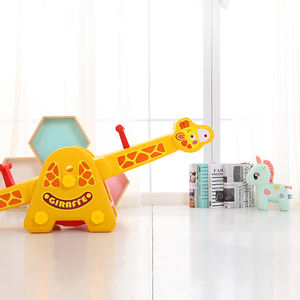 Equipo de Juegos Infantiles de Alta Calidad para Interiores, Balancín de Plástico con Forma de Animal, Jirafa, Balancín para Niños, Tobogán para Uso Comercial - Product Image 6