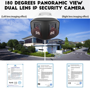 4K 8MP 180 度 POE 闭路电视监控摄像头户外室内运动检测兼容 Hikvision、Dahua、TVT、LTS 带夜视功能 - Product Image 4