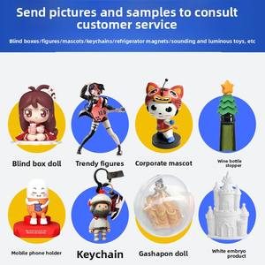 Caja Sorpresa con Muñeco de Juguete Personalizado de <span class=keywords><strong>Kirby</strong></span>, Mascota de Dibujos Animados, Moldeado por Inyección de PVC, Modelo Flocado, Hecho a Mano, Sorteo Sorpresa - Product Image 4