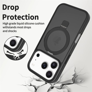 Nuevas Fundas Magnéticas Mate Antihuellas para Teléfono Móvil con Soporte para iPhone 17 16 15 14 Pro Max - Product Image 6