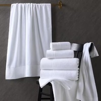 Large White Towels Bath Set Luxury 5 Star Hotel 100% Cotton Hand Bath Kids Towels