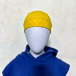 Yellow Knit <b>Skull</b> <b>Beanie</b> Cap Unisex Cuffed Winter Hat Soft Stretch Warm Casual Outdoor Headwear for Adults 56-58CM - Product Image 1