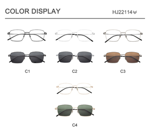 Phong Cách Siêu Ánh Sáng Vuông Nửa Titan Kính Khung Biểu Tượng Tùy Chỉnh Dịch Vụ In Ấn Bán Titan Kính Khung Pinhui Mô Hình - Product Image 2