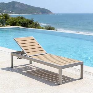 Chaise longue <span class=keywords><strong>de</strong></span> jardin en métal d'occasion pour piscine extérieure, hôtel, restaurant, bord <span class=keywords><strong>de</strong></span> piscine, patio – Prix réduit - Product Image 3