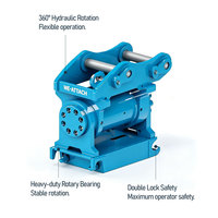 Attache rapide inclinable de rechange We-Attach WQCT-S40B pour excavatrice, accessoires de machines de construction, coupleur hydraulique inclinable de rechange