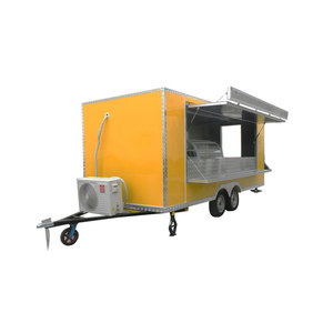 diseño de alta calidad de remolque de diseño de <span class=keywords><strong>la</strong></span> calle más popular de comida móvil café servicio <span class=keywords><strong>bar</strong></span> carro remolque quiosco - Product Image 3