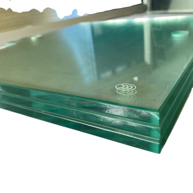 Bulk Purchase Custom Cut Laminated Glass for Kitchen and Curtain Wall with Flat Pencil Beveled Edges 3mm-12mm Thickness