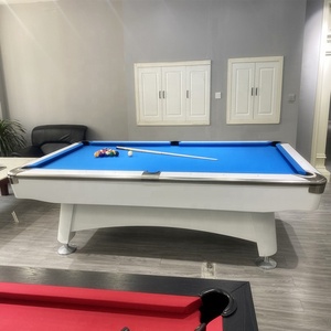 Table de <span class=keywords><strong>billard</strong></span> de haute qualité en bois massif de 8 pieds ou 9 pieds pour club et <span class=keywords><strong>bar</strong></span> <span class=keywords><strong>avec</strong></span> système de retour de billes et dalles en pierre bleue de Jiujiang - Product Image 5
