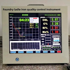 Analizador Térmico Rápido Inteligente para Hornos de Fusión de Hierro, Instrumento de Medición de Carbono y Silicio - Product Image 4