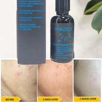 Sérum pour le visage HIKOCY au collagène, réparateur et raffermissant, boostant la peau, avec peptide de cuivre bleu GHK-Cu et acide hyaluronique