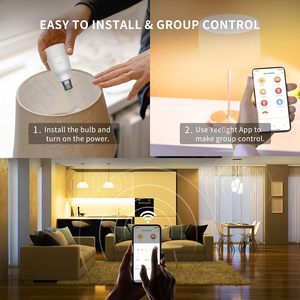 <span class=keywords><strong>Yeelight</strong></span> 8W <span class=keywords><strong>Smart</strong></span> LED Bulb W3 120V Luz blanca Plástico Mi Home App Compatible <span class=keywords><strong>Smart</strong></span> Home Product - Product Image 6