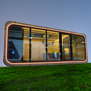 บ้านอัจฉริยะสุดหรูสำหรับโรงแรมรีสอร์ทตู้คอนเทนเนอร์ทำจากเหล็กแคปซูล - Product Image 1