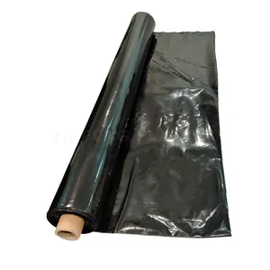 Low cost black plastic sheets construction film 6 mil polyethylene plastic sheeting for pond