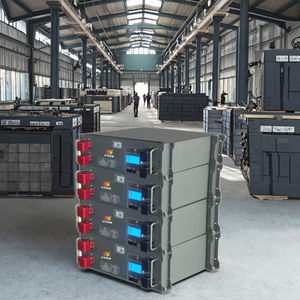 Système solaire domestique haute pression boîtier de batterie au lithium-ion cylindrique monté en rack LiFePO4 Compatible 51.2V 50A 6000 Cycles - Product Image 5