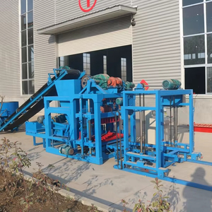 Jamaica QT4-25D hoàn toàn tự động bê tông rỗng khối máy sản xuất 4,5, 6,8,9,<span class=keywords><strong>10</strong></span> inch xi măng lỗ gạch - Product Image 1