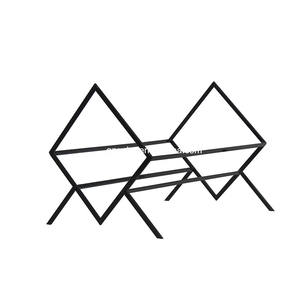 GK-R25H Nouveauté Étagère à disques vinyles peinte en noir pour tourne-disques LP, présentoir 320*255*235mm, prix avantageux - Product Image 2