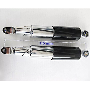 Piezas de suspensión de motocicleta de alta calidad, amortiguadores traseros negros <span class=keywords><strong>CB125</strong></span> aptos para el modelo <span class=keywords><strong>CB125</strong></span> - Product Image 1