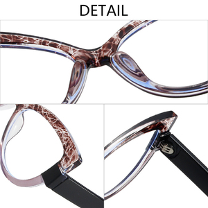 Ultimissimi classici Vintage TR90 montatura Cat Eye Ladies <span class=keywords><strong>occhiali</strong></span> <span class=keywords><strong>da</strong></span> lettura <span class=keywords><strong>occhiali</strong></span> <span class=keywords><strong>da</strong></span> <span class=keywords><strong>vista</strong></span> Presbyopic montature Anti luce blu <span class=keywords><strong>occhiali</strong></span> - Product Image 4