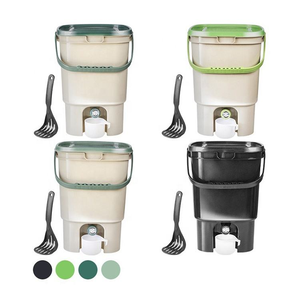 Bac à <span class=keywords><strong>compost</strong></span> de <span class=keywords><strong>cuisine</strong></span> <span class=keywords><strong>Bokashi</strong></span> biodégradable Structure debout en PP avec passoire de type pressoir pour le recyclage domestique - Product Image 4
