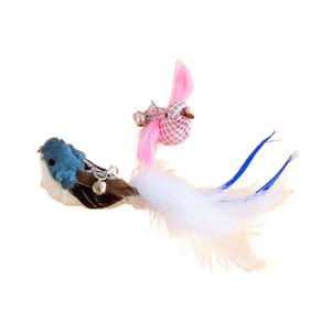 Juguete para Gatos: Cabezal de Repuesto de Plumas con Campana y Simulación de Pájaro, Suministros para Mascotas, Autoentretenimiento, Alivio del Aburrimiento, Duradero y Resistente a Arañazos - Product Image 1