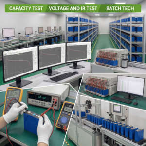 เซลล์แบตเตอรี่โพลิเมอร์ลิเธียมโพลิเมอร์ทรงปริซึมของโปแลนด์ 3.2V Cornex 314ah สำหรับกล่องแบตเตอรี่ DIY รุ่น LFP-G314 - Product Image 3