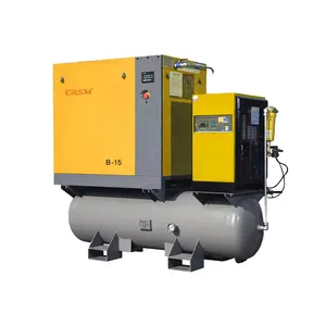 Compressor de ar de alta precisão, refrigeração de vento de alta resistência 15kw/20hp para a indústria de corte a laser da fibra