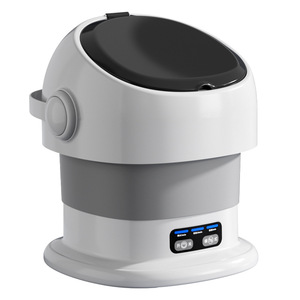 Mini Washing Machine 20x20x23 Foldable Electric Portable For Underwear Socks Home Use - Product Image 1