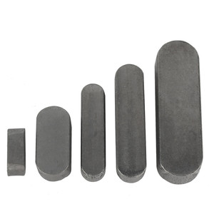 Clavette parallèle en acier au carbone poli uni de qualité A3, classes 4.8, 8.8, 10.9, 12.9, DIN6885A - Product Image 4