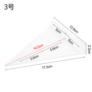 GQK GW2572805 Support triangulaire invisible en fer pour étagère murale dissimulée, cloison d'angle facile à installer - Product Image 4