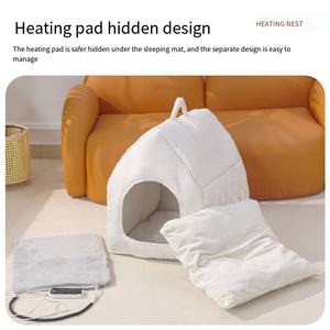 شعار مخصص كلب صغير قابل للطي قابل للغسل مقاوم للماء دافئ دافئ ناعم مغطى شتوي داخلي ساخن - Product Image 4