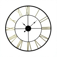 Horloge Murale Métallique Classique Moderne, Numérique et Mécanique, Silencieuse, Lumineuse, Motif Nature Morte, Design Étanche pour Salon, à Suspendre