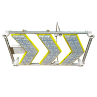 Panneau de sécurité Chevron portable pour la construction de routes Guide de trafic LED étanche Panneau de flèche Panneaux de flèche étanches