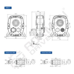 Reductor de engranajes de alta resistencia SMRA montado en eje para cintas transportadoras en la industria minera de agregados - Product Image 4