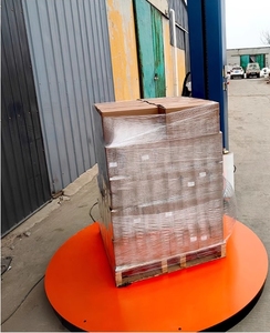 Pallet <strong>Shrink</strong> <strong>Wrap</strong> Semi <strong>Auto</strong> Prestretching Film Packaging Pallet <strong>Shrink</strong> <strong>Wrap</strong> <strong>Machinery</strong> - Product Image 2