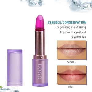 Logotipo privado Sabor a frutas Chapstick Rosa Cuidado de labios Reparación Hidratante Seco Agrietado Peeling Labios Bálsamo labial personalizado para niña - Product Image 2